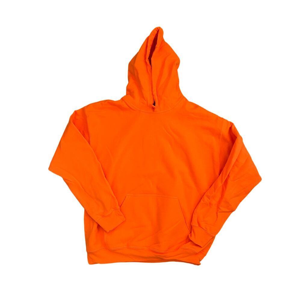 Bright Orange‎ Heavy Blend Glidan Hoodie with Front Pocket